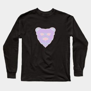 Pastel bear head Long Sleeve T-Shirt